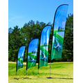 9' "Blade" Wing Feather Single Sided Flag Only